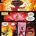 Comic-Illustration mit dramatischem Dialog über Magie, Rivalität und Macht. Figuren in intensiven Farben und dynamischen Posen.