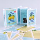 Texte: "Marie Luise Ritter", "Von der Kunst, das Leben leicht zu nehmen", "55 Impulse, um Herausforderungen gelassen zu begegnen", "riva". 

Eine Box und viele Karten mit Zitronenabbildung.