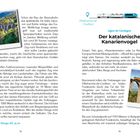 Seite 72: "Schon der Bau der Raumabahn war spektakulär..."
Seite 73: "Der katalanische Kanarienvogel"
Zwei Zugfotos auf Viadukten in Gebirgslandschaften.