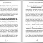 Zwei Textseiten über den Eurovision Song Contest: Details zu den Jahren 1956 und 1958, Abstimmungen und Länderbeteiligungen.