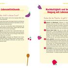 Seite 20: Kurze Lebensmittelkunde. Warenkunde: Was steckt in deinem Essen? Seite 21: Nachhaltigkeit und bewusster Umgang mit Lebensmitteln. Kochen für den Planeten: So geht's!