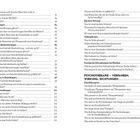 Eine zweiseitige Inhaltsverzeichnis-Liste mit Themen zu psychischen Störungen und Psychotherapie. Seitenzahlen von 81 bis 138.