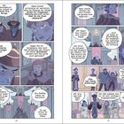 Seite 26: Dialoge über eine Mission und den Aufenthaltsort seiner Hoheit. Gefühle überwältigen eine Figur.  
Seite 27: Diskussion über eine Mission, Anerkennung durch den Prinzen, und die Wichtigkeit verschwundener Kinder.