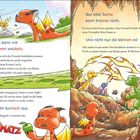 Krümel kann mit den Ohren wackeln. Nur eine Sache kann Krümel nicht. Illustrationen von Drachen in freundlicher Umgebung.