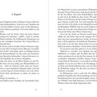 Seitenzahlen: 11 und 12. Überschrift: "2. Kapitel". Viel Text darunter in Blocksatz. Keine Bilder oder Illustrationen.