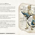 Links Anweisungen zur Grußgeste: "Pfffrrrrr" und "Te-pffump." Rechts eine Illustration eines Mannes mit offenem Buch.