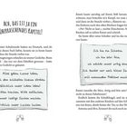 "Ach, das ist ja ein überraschendes Kapitel!" Zwei Gedichte, eins von vorher, eins neu. Dialoge über Schulstunde, Emmi und Einschwein.