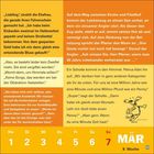 Texte mit humorvollen Dialogen und Anekdoten und ein illustriertes Kalenderblatt für März, Woche 9.