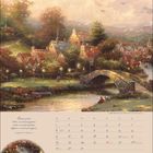 Christus spricht: Bittet, so wird euch gegeben; suchet, so werdet ihr finden. Illustration eines Dorfes mit Brücke im März.