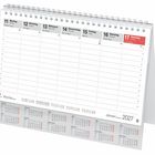 Kalender für Jänner 2027, Woche 2. Tage von Montag, 11. bis Sonntag, 17.; Sonntag ist rot hervorgehoben.