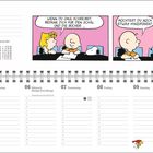 Kalenderblatt für Januar mit Comic. Text: „Wenn du Oma schreibst, bedank dich für den Schal und die Bücher... Möchtest du noch etwas hinzufügen?“