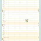 Kalenderblatt März mit Hasenillustration und Blumen. Feiertage: Internationaler Frauentag, Frühlingsanfang, Ostern.