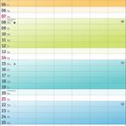 Kalender für März 2027. Termine: 8. Internationaler Frauentag, 19. Frühlingsanfang, 26. Karfreitag, 28. Ostern.