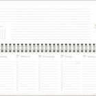 Kalenderansicht der Woche vom 25. bis 31. Januar. Illustration eines Igels mit Blumen rechts oben.