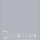 Kalender für März: wichtige Daten sind 8.3. (Frauentag), 20.3. (Frühlingsanfang), 26.3. (Karfreitag).