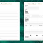 Persönliche Daten: Vorname, Name, Straße, mit weiteren Kontaktfeldern. Meine Schule: Informationen zur Schule.