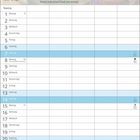 Kalender für März. Text: "Das Leben der Menschen in Myanmar..." Drei lachende Kinder mit Gesichtsbemalung unter Blättern.