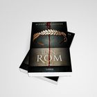 Buchtitel "Die Iden von Rom" von Michael Peinkofer. Auf dem Cover ist ein goldener Lorbeerkranz vor dunklem Hintergrund.