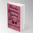 "Buchcover: 'Phoebe Berman's Gonna Lose It'. Illustration mit zwei Kirschen und einem gezeichneten Herz."