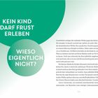 KEIN KIND DARF FRUST ERLEBEN. WIESO EIGENTLICH NICHT?  
Unerbittlich schlagen die reißenden Wellen gegen das kleine Boot.