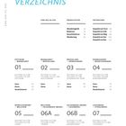 Inhaltsverzeichnis in Blau, mit Abschnittsüberschriften: Von See zu See, Übersichten, Interviews, gefolgt von Tourdetails.
