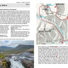 Text beschreibt Wanderroute Beinn Eighe, 1010 m, 7:00 h. Karte zeigt Route. Viele Infos zu Ausgangspunkt und Tipps. Foto zeigt Landschaft.