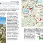 Titel: Tossals Verds, 590 m ⬆️ 590 m ⬇️ 11.7 km, 4h 30. Text beschreibt eine Wanderroute mit Karte und Landschaftsbild.