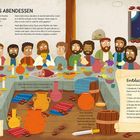 Ein besonderes Abendessen - Jesus und seine Jünger beim Abendmahl. Judas wird erwähnt. Illustration zeigt das Letzte Abendmahl.