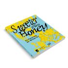 "Sweeter than Honey. Ein Panorama der Written Art." Buch mit hellblauem Cover und gelben, abstrakten Formen.