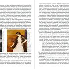 Das Bild zeigt zwei Seiten Text über Kurt Schwitters, seine Ausbildung und künstlerische Entwicklung. Zwei Fotografien sind ebenfalls enthalten: Links eine historische Aufnahme von Kurt und Helma Schwitters im „Heimatschatz“ aus den 1930er Jahren. Rechts ein farbiges Gemälde von Helma Schwitters, gemalt von Kurt Schwitters, 1911.