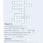 Übung 2: Kreuzworträtsel. Wie heißt das Restaurant? Waagerecht: 1. ALT. Lösung: 1 bis 8. Nummer 37.