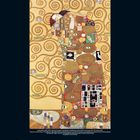 März 2021, Kalenderblatt mit einer Detailaufnahme aus Gustav Klimts Gemälde "Die Erfüllung". Verspielte Spiralmotive.