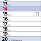 Kalender für März 2027, zeigt Wochentage und spezielle Tage: Frauentag am 8., Frühlingsanfang am 20., Karfreitag am 26.