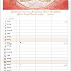 "Lasset uns immer in den großen Traum des Lebens kleine bunte Träume weben." Jean Paul. Kalender für März 2027.