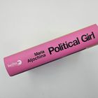 "Buchrücken: Maria Aljochina, Political Girl, rosa Hintergrund, schwarzer Text, Berlin Verlag Logo."