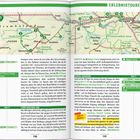 Texte: "ERLEBNISTOUREN", "TUNGSTIPP: das @ Ngepi Camp", "Ngepi Camp", "ACH-", "TUR: ELEFANTEN!"  
Eine Doppelseite aus einem Reiseführer mit Karte Namibias.