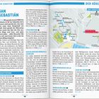 "San Sebastián", Beschreibung der Sehenswürdigkeiten, Karte von San Sebastián auf der rechten Seite. Ort: Der Süden.