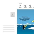 „Versuch mal Start, Einstellungen, Systemsteuerung, enteisen...“ „Die Tasten sind auch festgefroren!“ Zwei Pinguine, einer mit Laptop auf Eis.