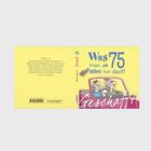 „Sie haben Ihr Ziel erreicht.“ „Was zur Hölle wollte ich hier?“ Links ein Comic mit Mann im Auto; rechts Text über Internet-Dating.