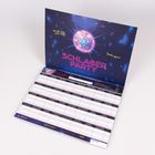 SCHLAGER PARTY, "Wer hier singt, fällt tief!", "Hallo euch!" Ein Kalenderblatt im Party-Design mit Diskokugel-Illustration.