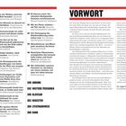Links: Inhaltsverzeichnis mit Themen zu Natur- und Umweltschutz. Rechts: Vorwort von Dr. Anke Valentin, Vorstand Wissenschafladen Bonn.