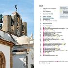 Inhalt: Felsbuchten, Autor, Lieblingsorte. Algarve entdecken mit Sehenswürdigkeiten und Bewertungen. Glockenturm; blauem Himmel.