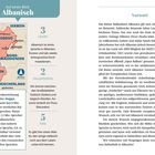 Vorwort: Albanisch wird in Albanien, Kosovo und Nordmazedonien gesprochen. Karte zeigt Länder und Haupstadt Tirana.