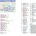 Titel: "Hamburg auf einen Blick". Rechts oben "Inhalt 5". 

Links: Karte von Hamburgs Zentrum mit wichtigen Orten, nummeriert. 

Rechts: Liste von Sehenswürdigkeiten und Tipps wie "Speicherstadt", "HafenCity", "St. Pauli". 

Reisetipps aufgelistet und Tipps für Sehenswürdigkeiten hervorgehoben. 

Neue Tipps: Wichtig vor der Reise. 

Unterteilt in Kategorien wie "Hamburg erleben" und "Hamburg verstehen". 