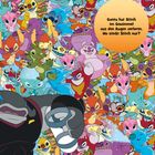 Gantu hat Stitch im Gewimmel aus den Augen verloren. Wo steckt Stitch nur? Viele bunte, fröhliche Kreaturen.