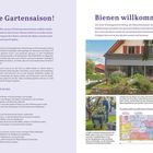 "Auf in die Gartensaison!", "Bienen willkommen!", "Das ist jetzt zu tun", "Vielfalt lautet das Motto", "Insektenfreundliches Staudenbeet für Cathy & Tom".