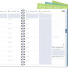 Kalender mit Daten 21. bis 27. Dezember 2026, markiert als Montag bis Sonntag. Enthält Motivseiten mit Stickern.