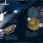 „Tödliche Lichter“, „Der Feldhase“, „Die gemeine Stechmücke“, „Das große Nachtpfauenauge“. Illustration: Feuerwerk, Auto.