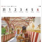 22. Woche, 21.5.–20.6., Montag 31, Sonntag 6. Arkadengang der Churburg im Vinschgau, mit bemalten Gewölben und Möbeln.