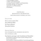 Inhalt mit Kapiteln über intelligente Maschinen, Enzyklika von Leo XIV., Aufbau und kirchliche Soziallehre.